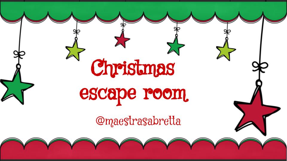 CHRISTMAS escape room